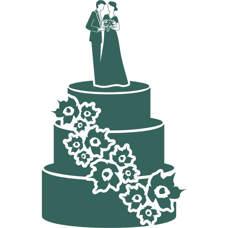 pastel boda